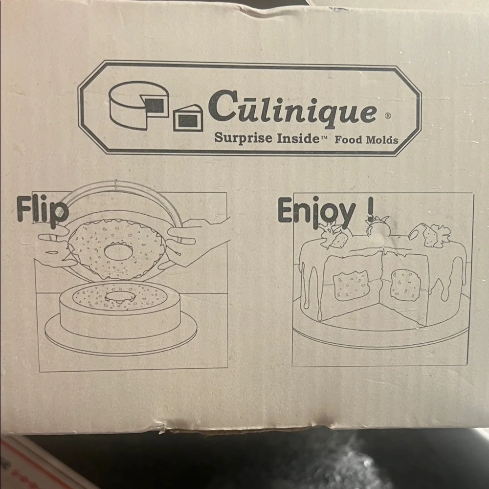 Culinique Silver Baking Pans. Bake and fill. Enjoy. New in box